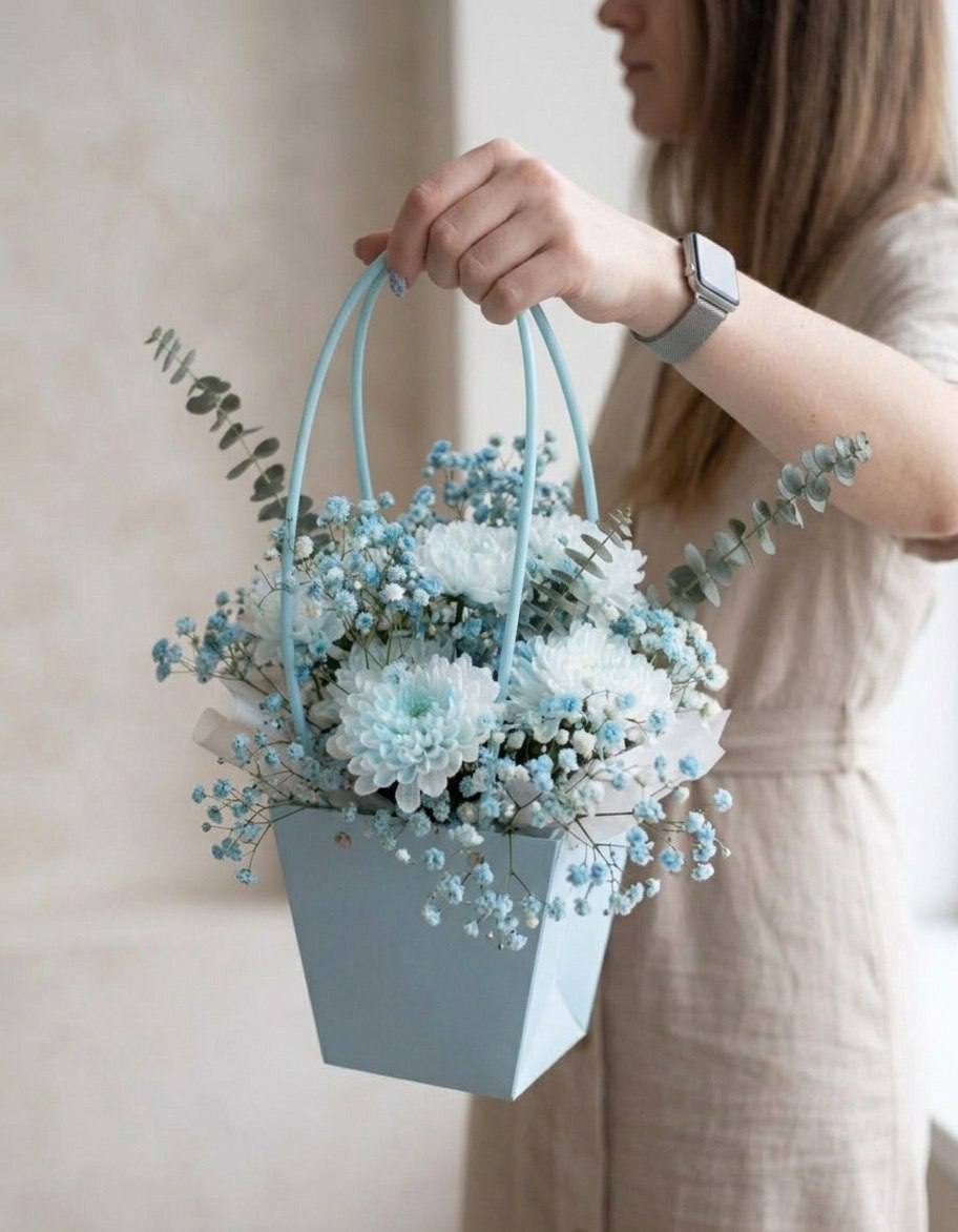 Композиция в сумочке: «Презент»